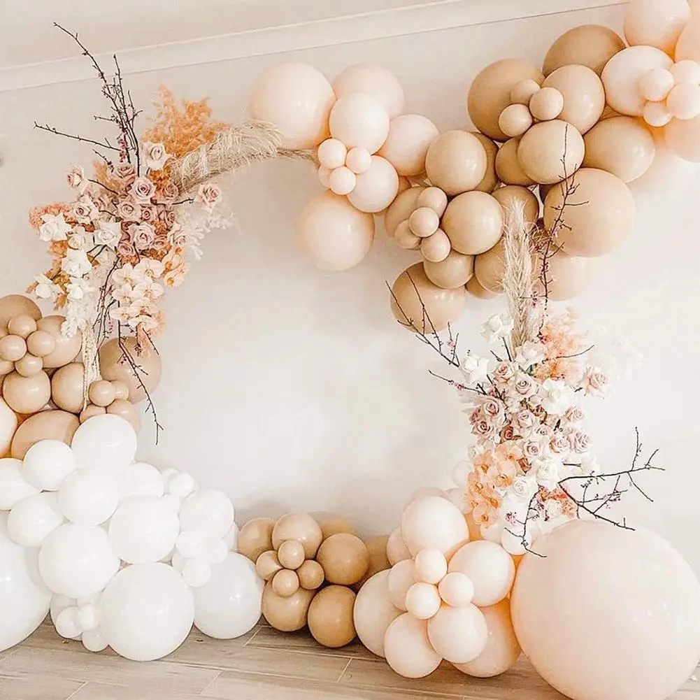 

Blush Rose Gold Balloon Arch Garland Wedding Baby Shower Birthday Party Decor For Making Balloon Column Balloon Arch
