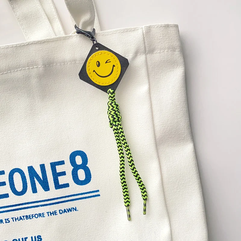 Креативный переливающийся Плетеный веревочный брелок с улыбкой лицом застежка для шнура брелок для сумок аксессуары подвесной шнур декоративные украшения Креативный переливающийся Плетеный веревочный брелок с улыбкой лицом застежка для шнура брелок для сумок аксессуары подвесной шнур декоративные украшения