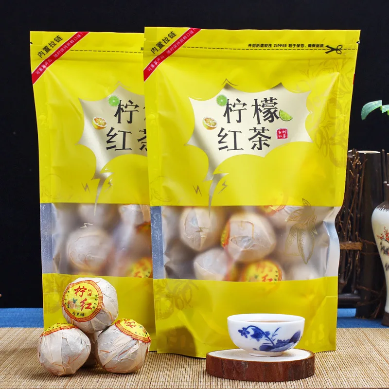 

Chinese Tea 250g Fujian Lemon Red Tea The Premium Lemon Tea Black Beauty Slimming Diuretic Down Three Droshipping