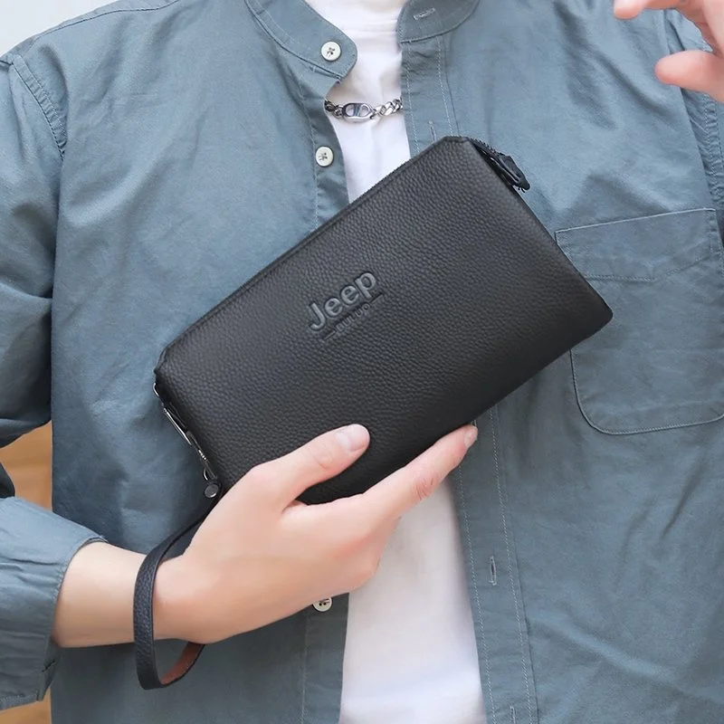 

Мужская сумка, с замком паролем, противокражная, большой вместимости, Длинный кошелек для бизнеса и отдыха, искусственная сумка, мужская сумка