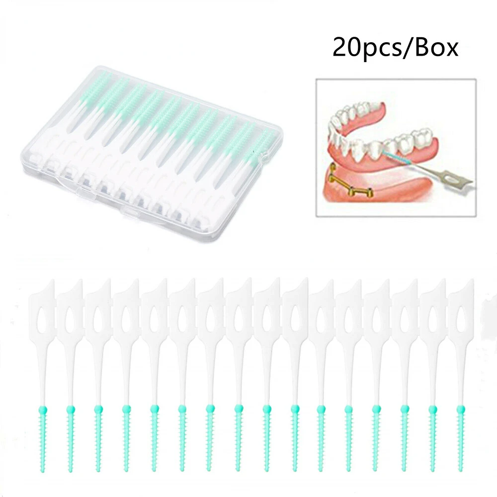 20 шт. межзубные силиконовые зубочистки