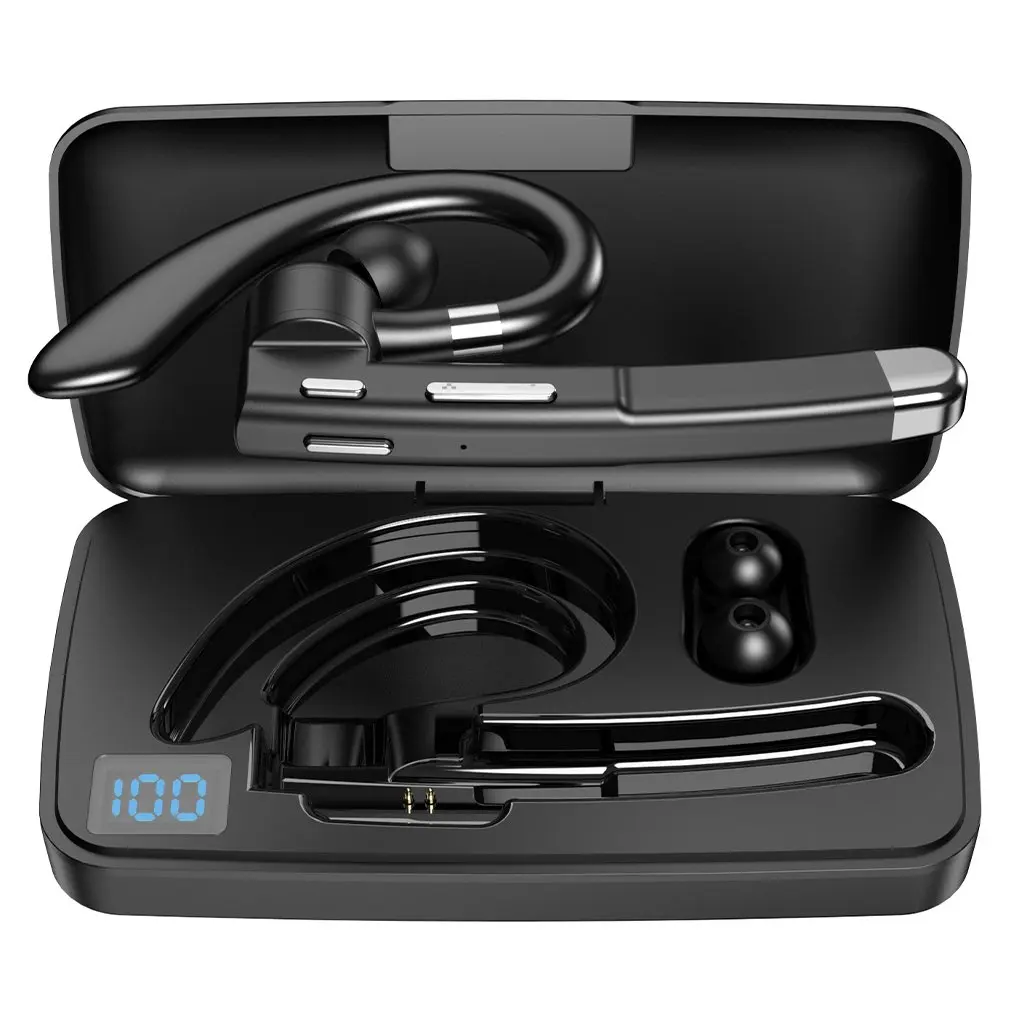 

Bluetooth бизнес-наушники, беспроводные наушники-вкладыши с одной громкой связью для вождения, HD-вызов, наушники с микрофоном, шумоподавляющая г...