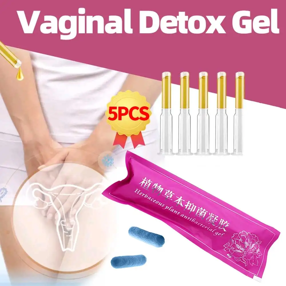5 шт. женский вагинальный подтягивающий термоусадочный гель китайский травяной