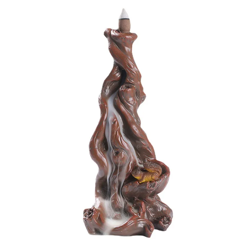 

Mosquito Incense Holder for Rods Zen Garden Home Decoration Smell Distributor Smoke Waterfalls Censer Aromatherapy Burners Stand