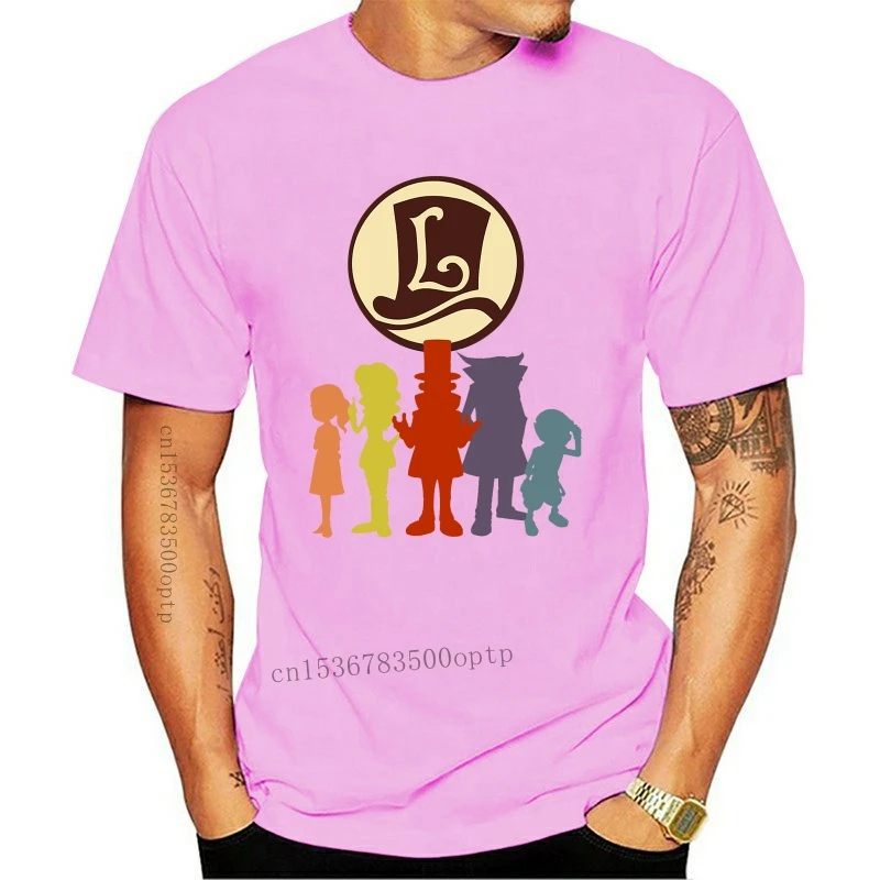 

Модная Новинка крутая Мужская футболка женская забавная футболка профессор лайтон индивидуальная печать футболка