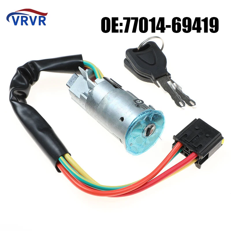 

77014-69419 7701469419 252627 стартер зажигания вместе с 2 переключателями подходит для Renault Clio MK2 1998-2005