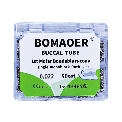 Ортодонтические трубки BOMAOER Roth MBT 50 комплектов