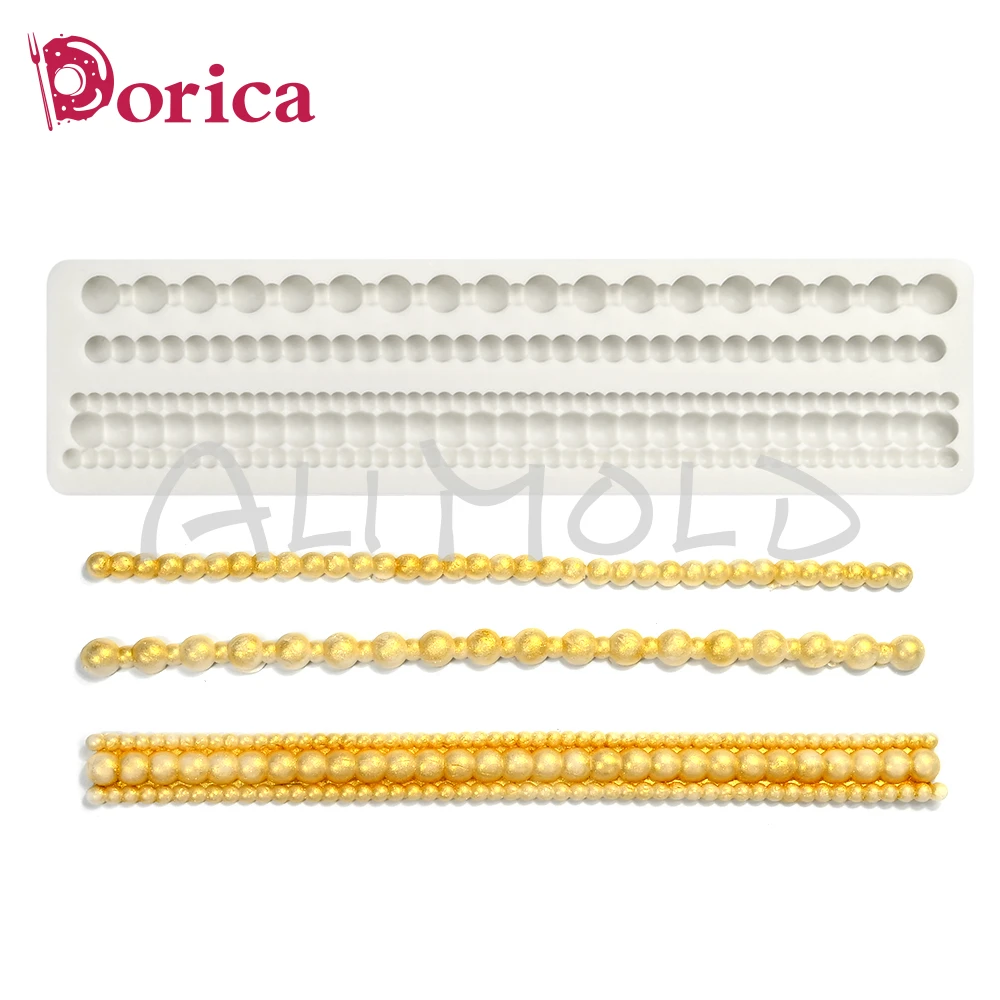 

Форма для торта Dorica, силиконовая, жемчужная цепочка