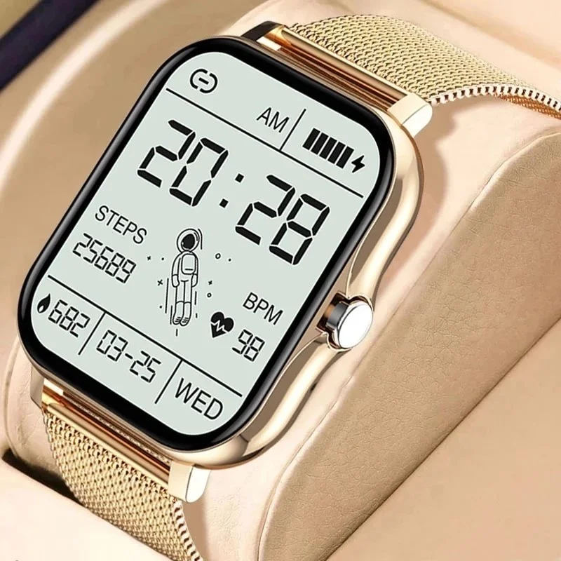 

Новинка 2022, женские умные часы с сенсорным экраном, спортивные фитнес-часы IP67, водонепроницаемые Bluetooth для Oppo Reno 7 IPhone 13 Pro Max