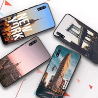 nyc new york city phone case for samsung a51 a30s a52 a71 a12 for huawei honor 10i for oppo vivo y11 cover