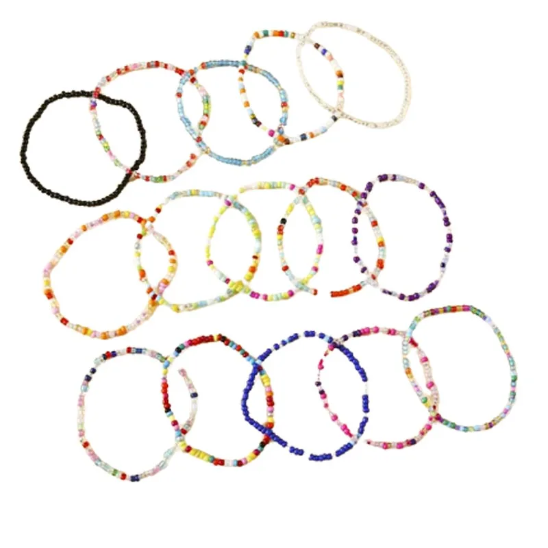 

Kawaii New Bracelet Rice Bead Loose Bead Bracelet Cute Bohemias Hand Beaded Birthday Gift Holiday Gift Anime Peripherals