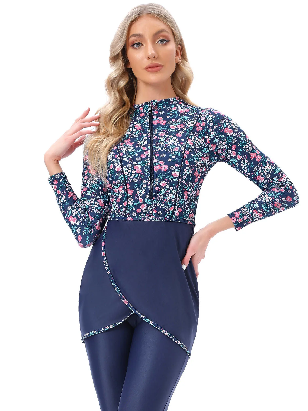 

Bikini Full Coverage Hijab Beachwear Swimwear Plus SizeTurkey swimsuit Bikini Modest Muslim Swimwear Burkinis Islam Swimsuit