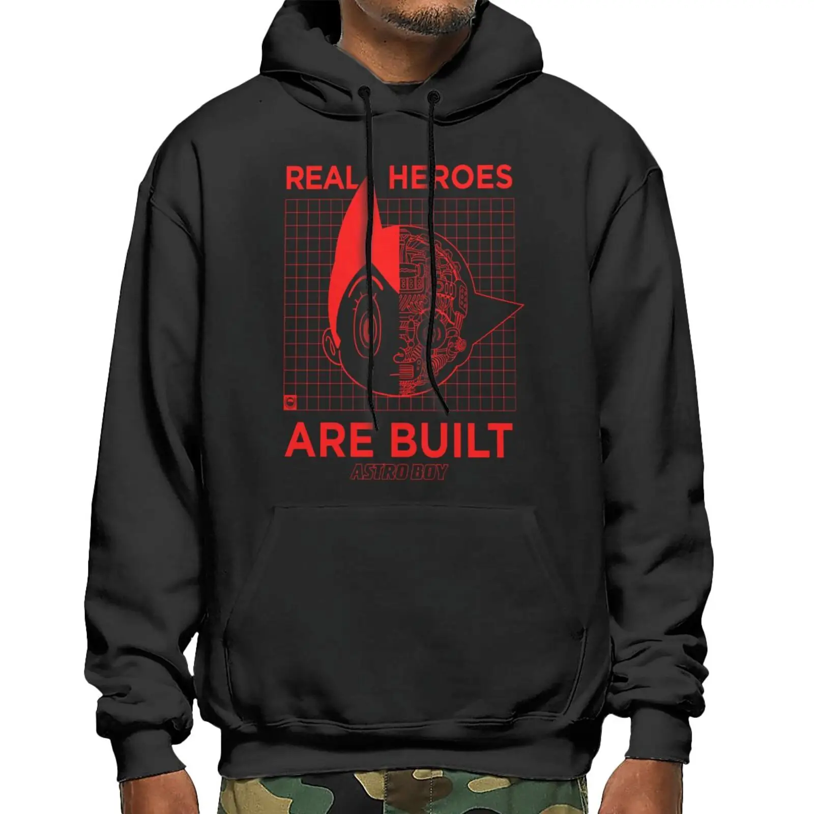

Astro Real Heroes Are Built Licensed Hoodie Anime Hoodie Man Sweatshirts Clothes For Men Hip Hop Men's Hoodies Clothes For Men