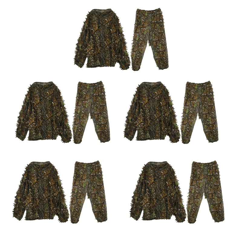 

5-кратный 3d-костюм Ghillie для взрослых, камуфляжный охотничий олень