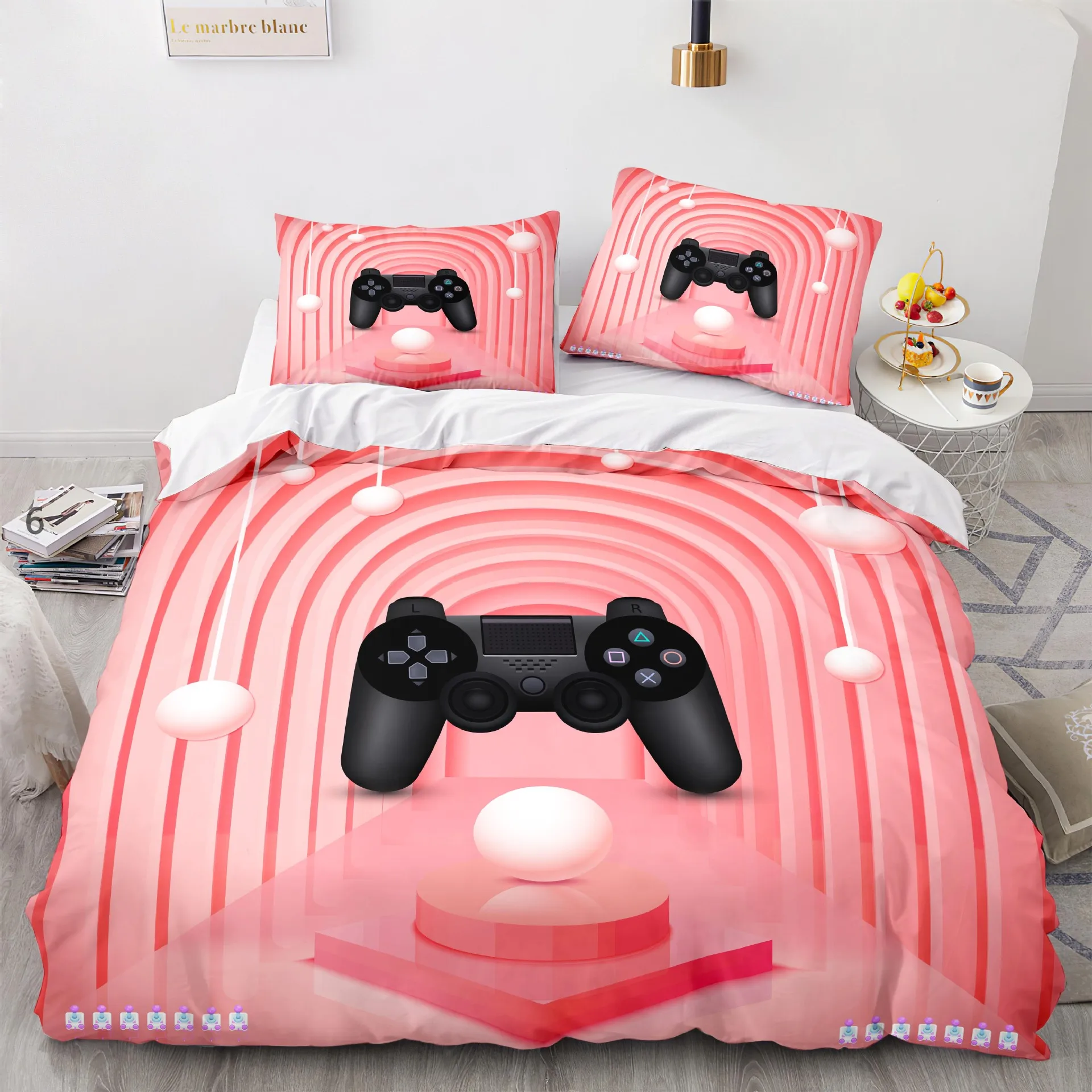 

Gamepad Beautiful 3D Duvet Cover Bedding Set Comforter Linen Pillowcases Quilt Cover Gift Single Double Twin King Queen