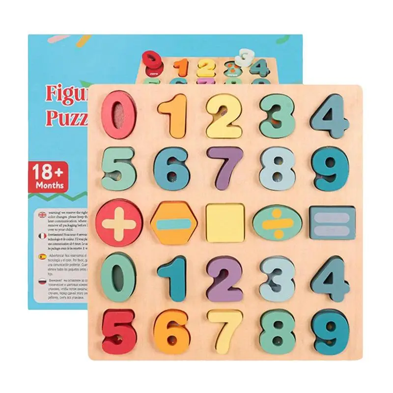 

Wooden Puzzle 3D Alphabet Number Shape Matching Busy Boards Game Montessori Baby Toys Early Education Learning Toys For Children