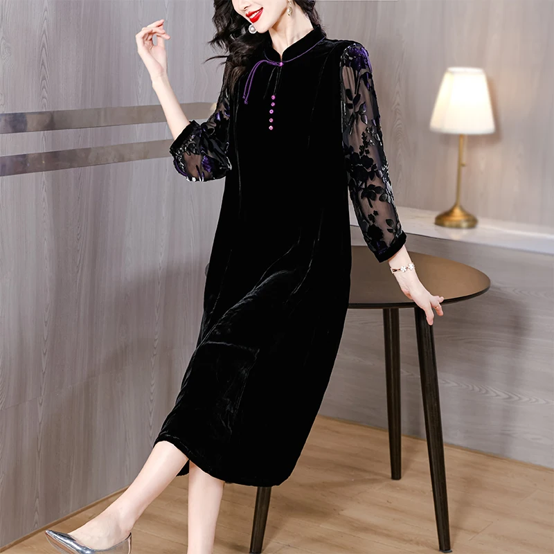 Рисунок 4 - Роскошное элегантное черное бархатное