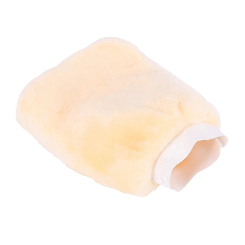 

Lambswool Polishing Mitts Buffing Car Cleaning Wash Glove