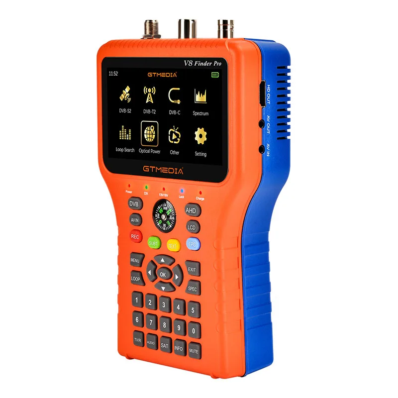 

New Satellite V8 Pro Finder DVB S S2 T2 Cable Combo Signal Locator