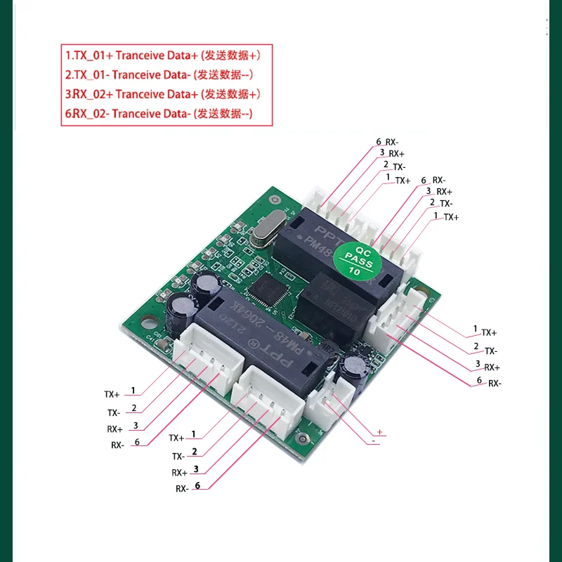 Промышленный Коммутатор Ethernet промышленный порт 10/100 м сетевой коммутатор ethernet 5