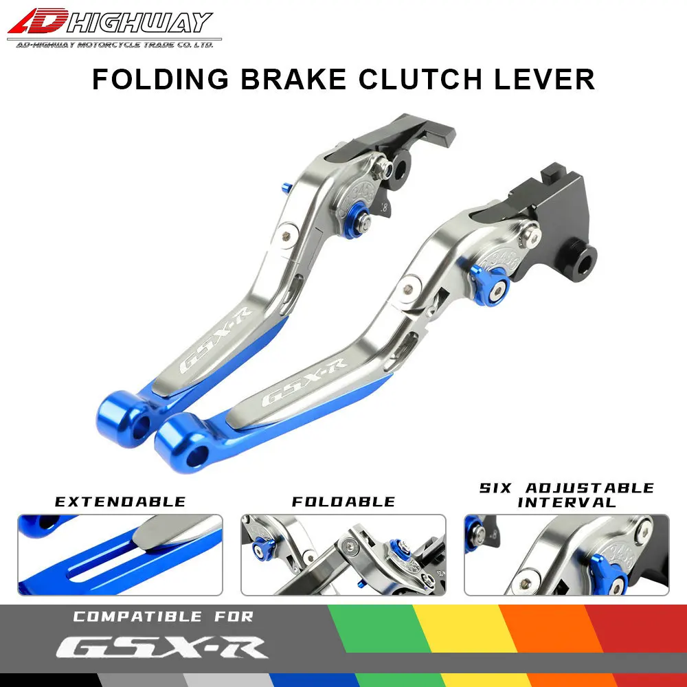 

Adjustable Folding Brake Clutch Lever For SUZUKI GSXR 1000 2001-2004 GSX-R 750 2004 2005 GSXR 600 2004 2005 GSX-R 250 2018 2019
