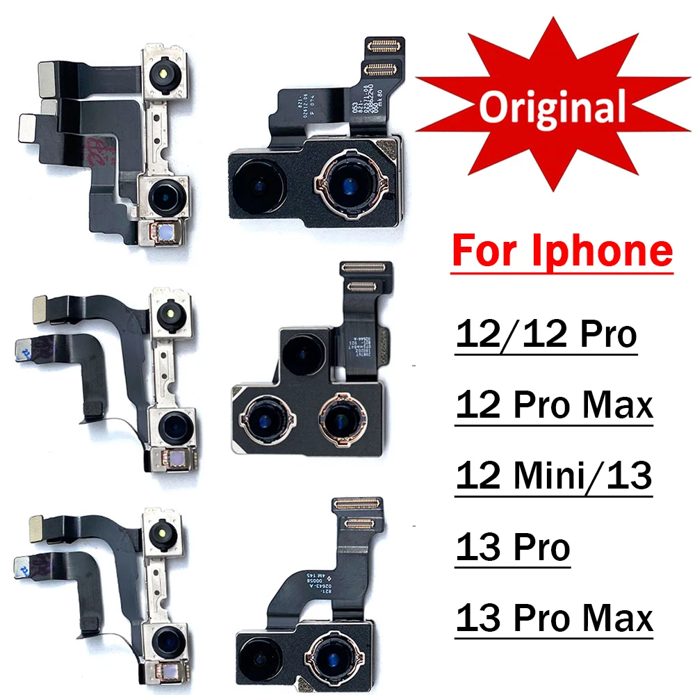 

Original Rear Camera For Iphone 12 Pro Max Back Camera Rear Main Lens & Frontal Camera For IPhone 12 Pro Max / 12 Mini
