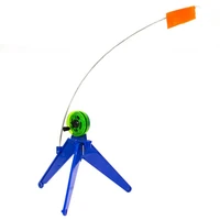 foldable ice fishing flag folding fishing gear random color outdoor fishing sport fishing flag marker portable rod tip