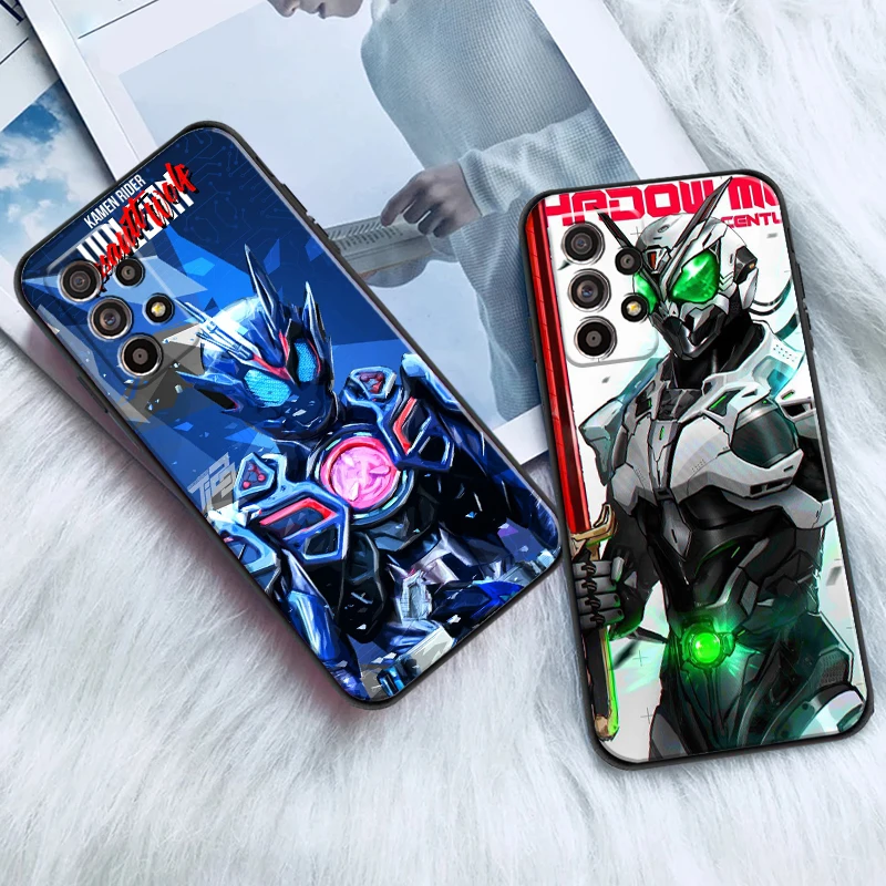 

Bandai Kamen Rider Fashion Classic For Samsung M11 M12 Phone Case Liquid Silicon Soft Funda Back
