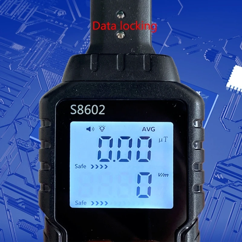 

Multifunctional Electromagnetic Radiation Detector Temperature Measurement Device Great Tester for Home EMF Inspections