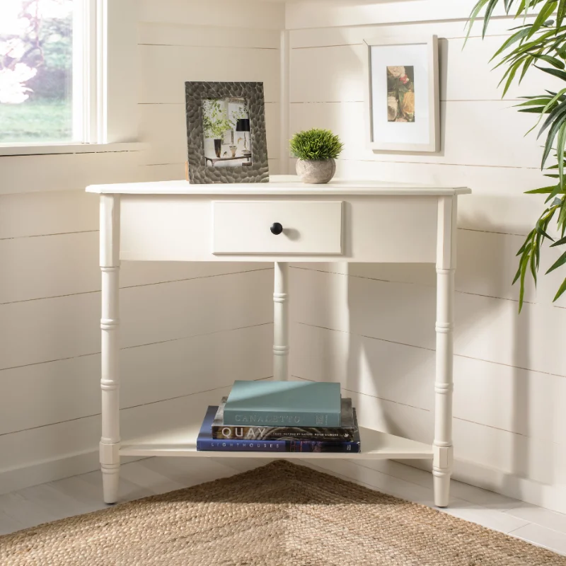 

,Safavieh Gomez Solid Casual Corner Table with Storage Drawer