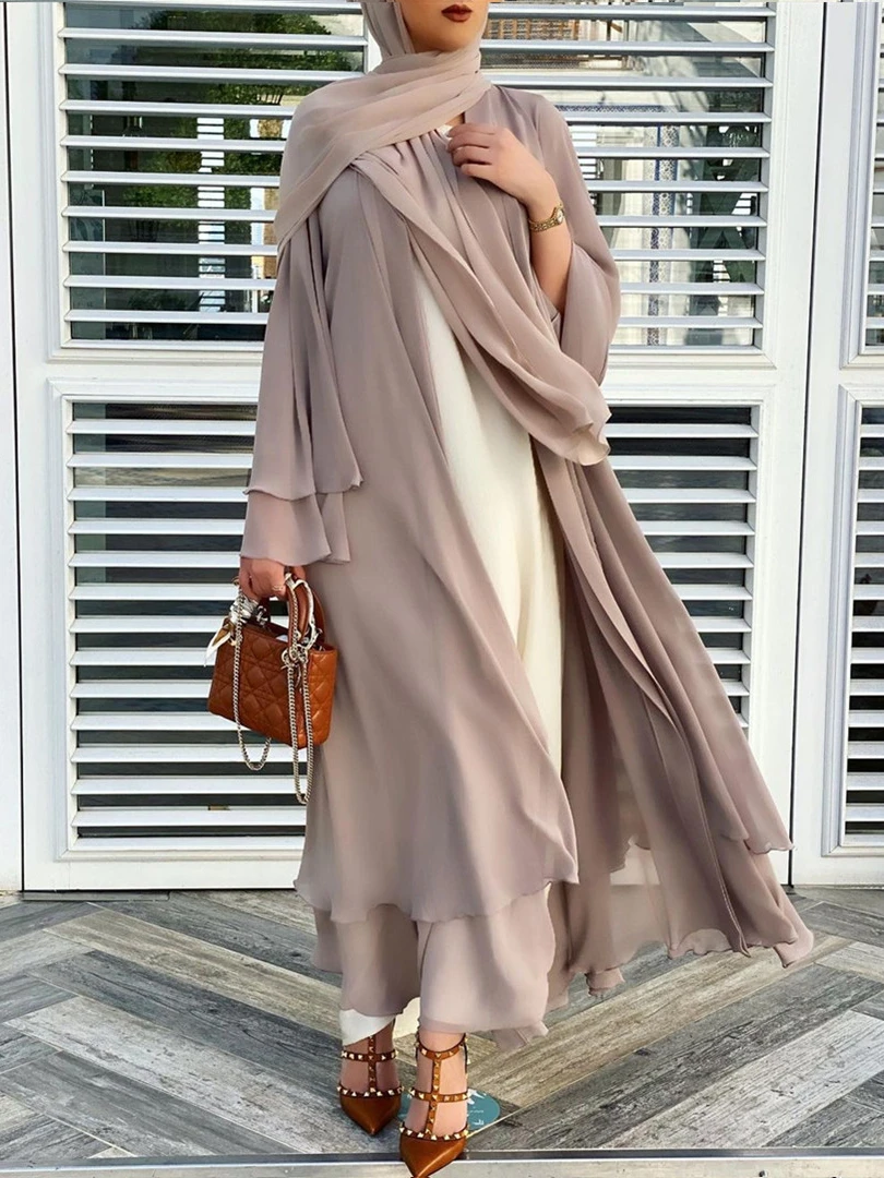 

abrigos largos para mujer musulmana vestito lungo muslimano elegante coat abaya robe cardigan dress ensembles evening muslim