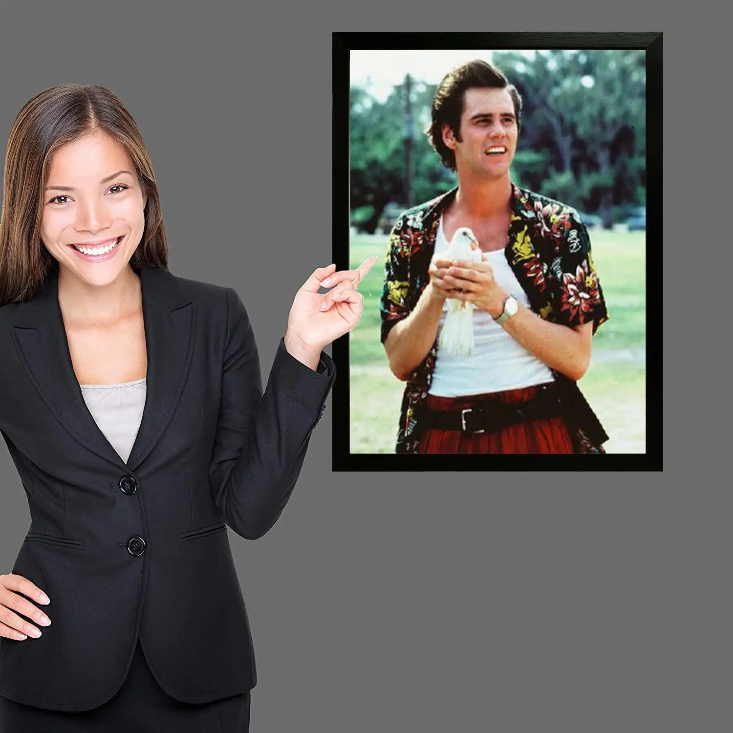 ace ventura когда природа звонки фильм холст художественный постер настенное