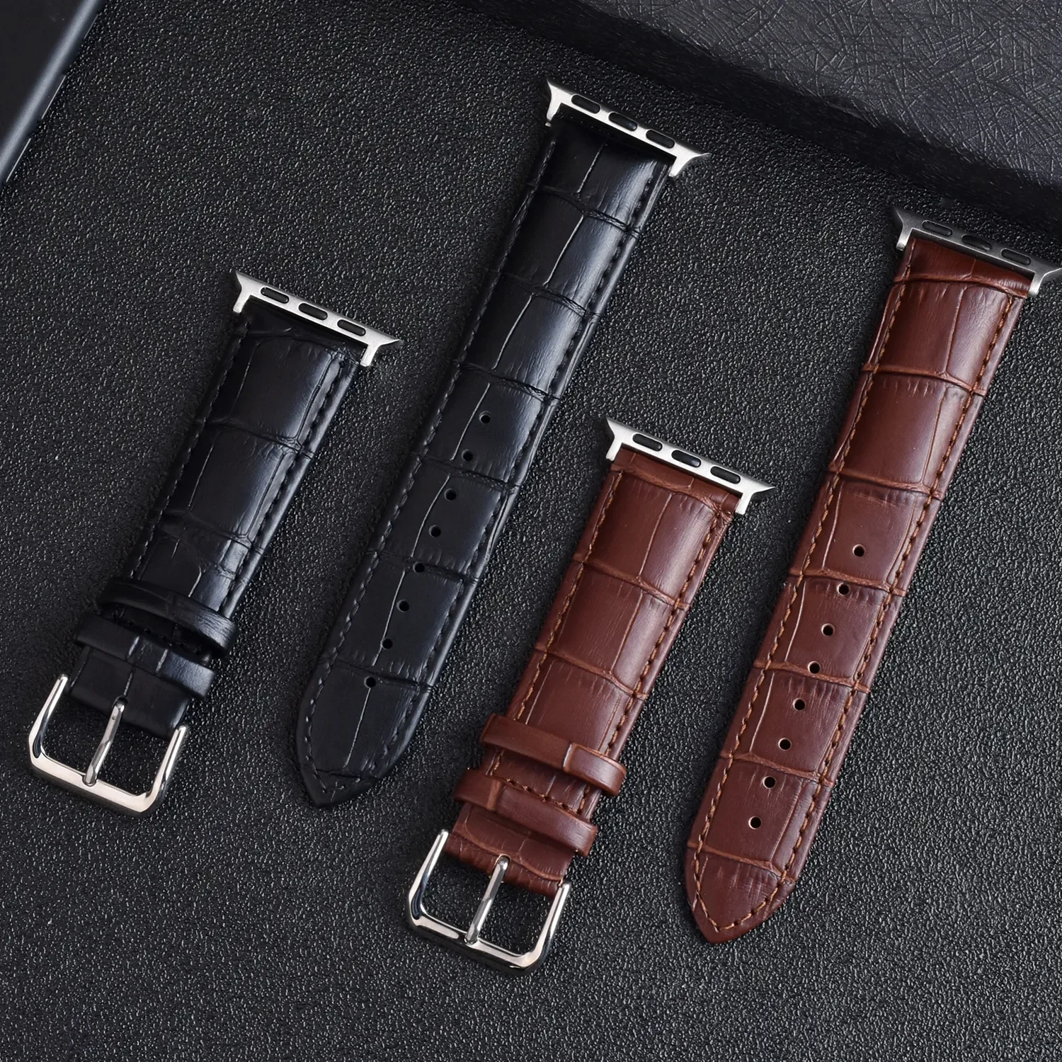 Belt Genuine Leather Band for Apple Watch 42MM 38MM 44MM 40MM 41MM 45MM Strap for iWatch 7 6 SE 5 4 3 2 1 Wristband