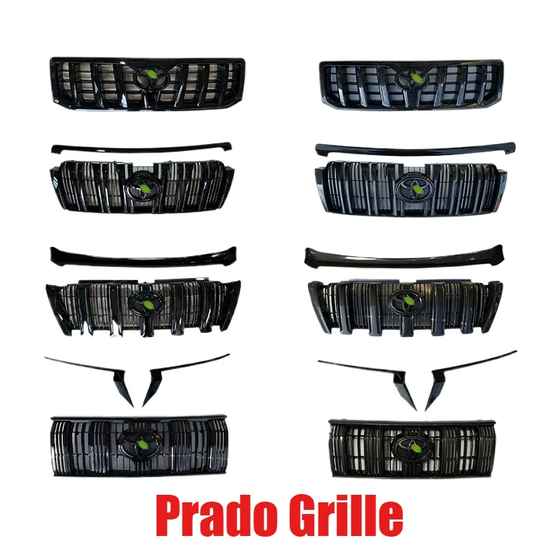 Подходит для модели Toyota Prado 03-20 модификация решетки передняя гоночная решетка