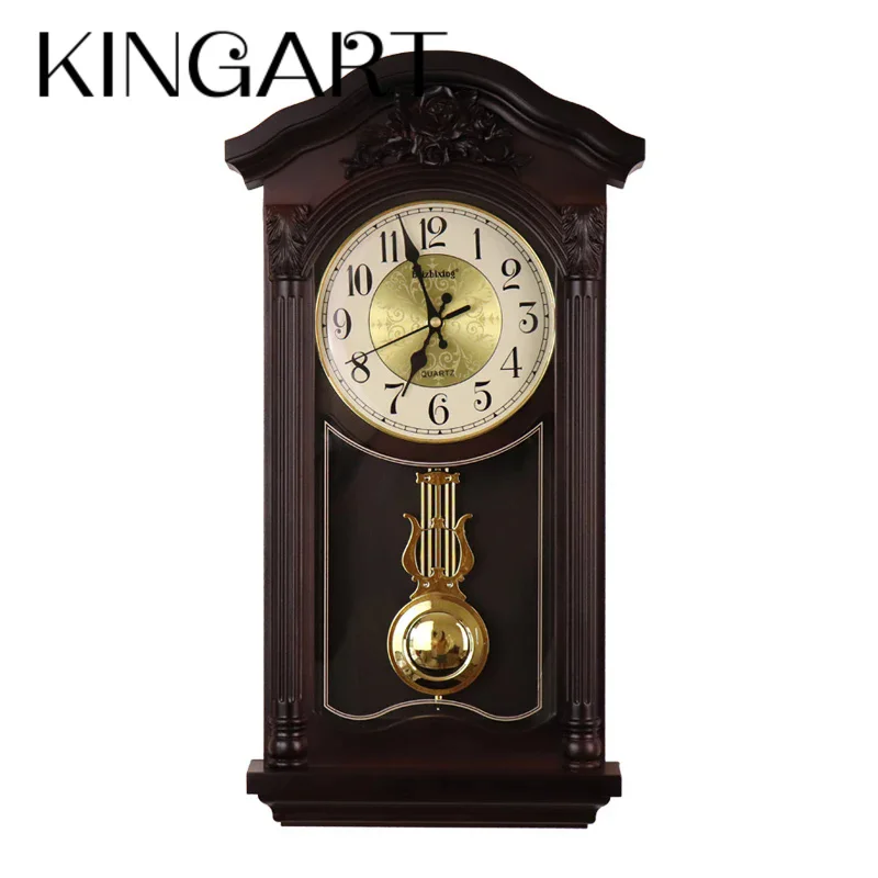 Китайские большие 3D настенные часы винтажные для гостиной европейские