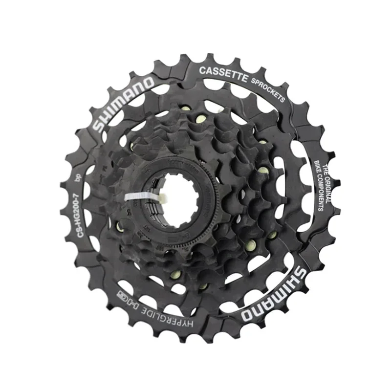 SHIMANO HG41-7 и HG200-7 7-скоростная велосипедная кассета с черной отделкой, оптимальная для гирских велосипедов и поездок на работу. (art.: 3920d326ea26d) - 3920d326ea26d