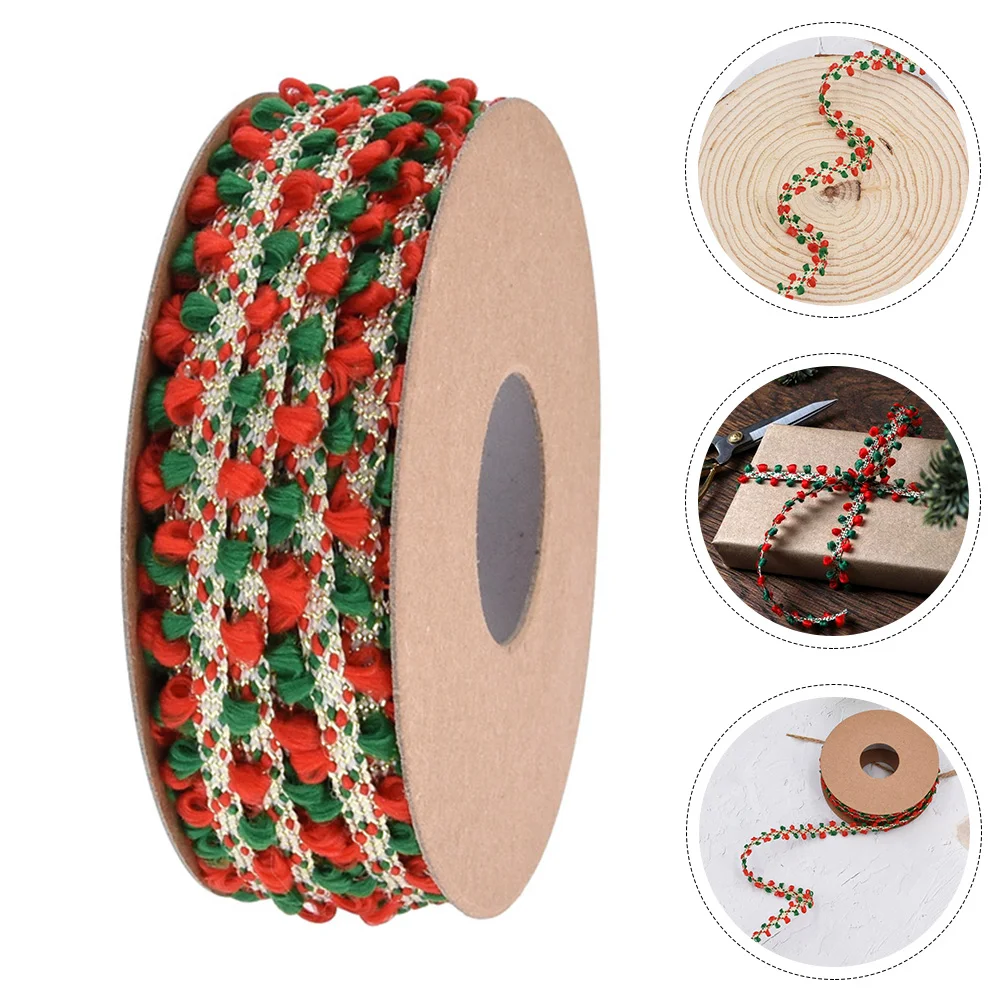 

Ribbon Giftwrapping Trim Pom Roll Silk Satin Ribbons Decoration Fringe Holiday Packing Scrapbooking Bouquets Valentine Craft