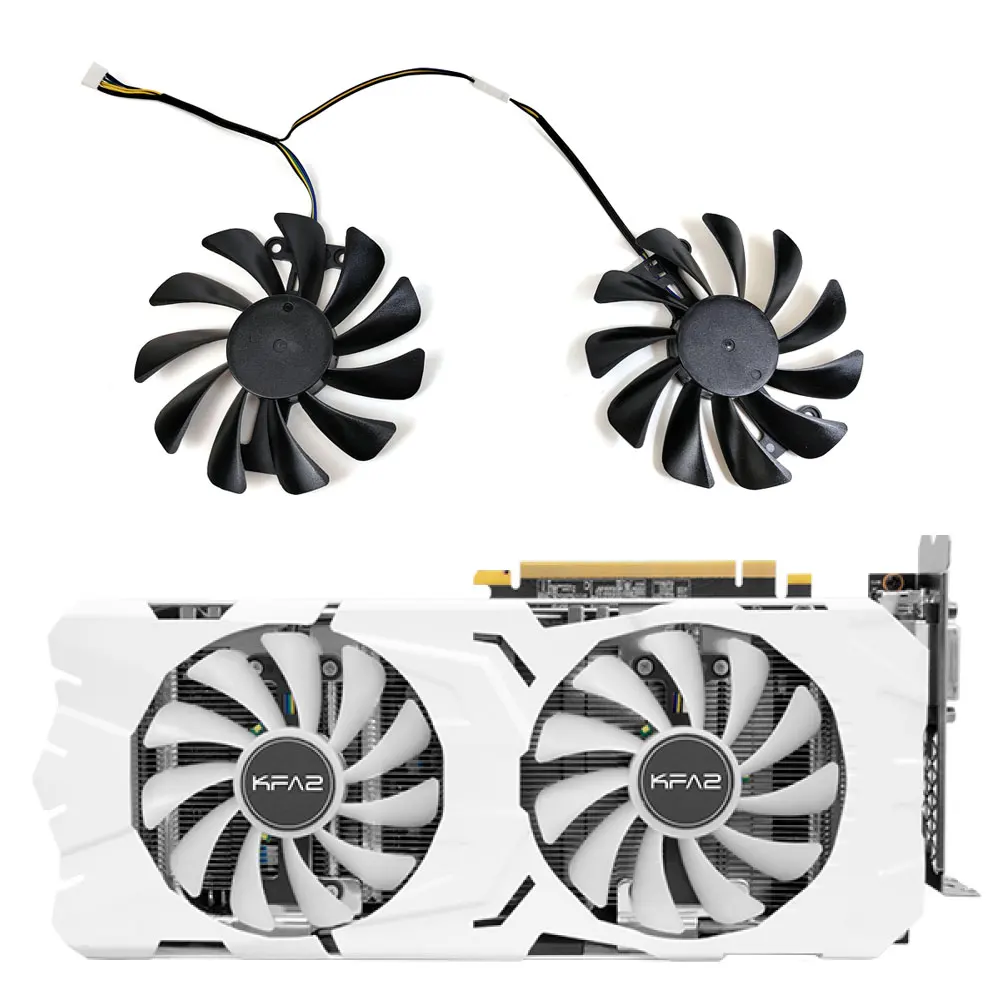 

Вентилятор охлаждения графической карты KFA2 GTX 1070 Ti, 95 мм, 2 шт.