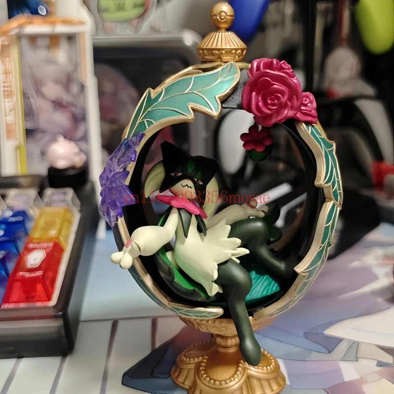 Фото Коллекционная миниатюрная фигурка Re-Ment Original Blind Box Ovaltique Collection 2: Светящиеся Покемоны, декоративная игрушка, подарок №5