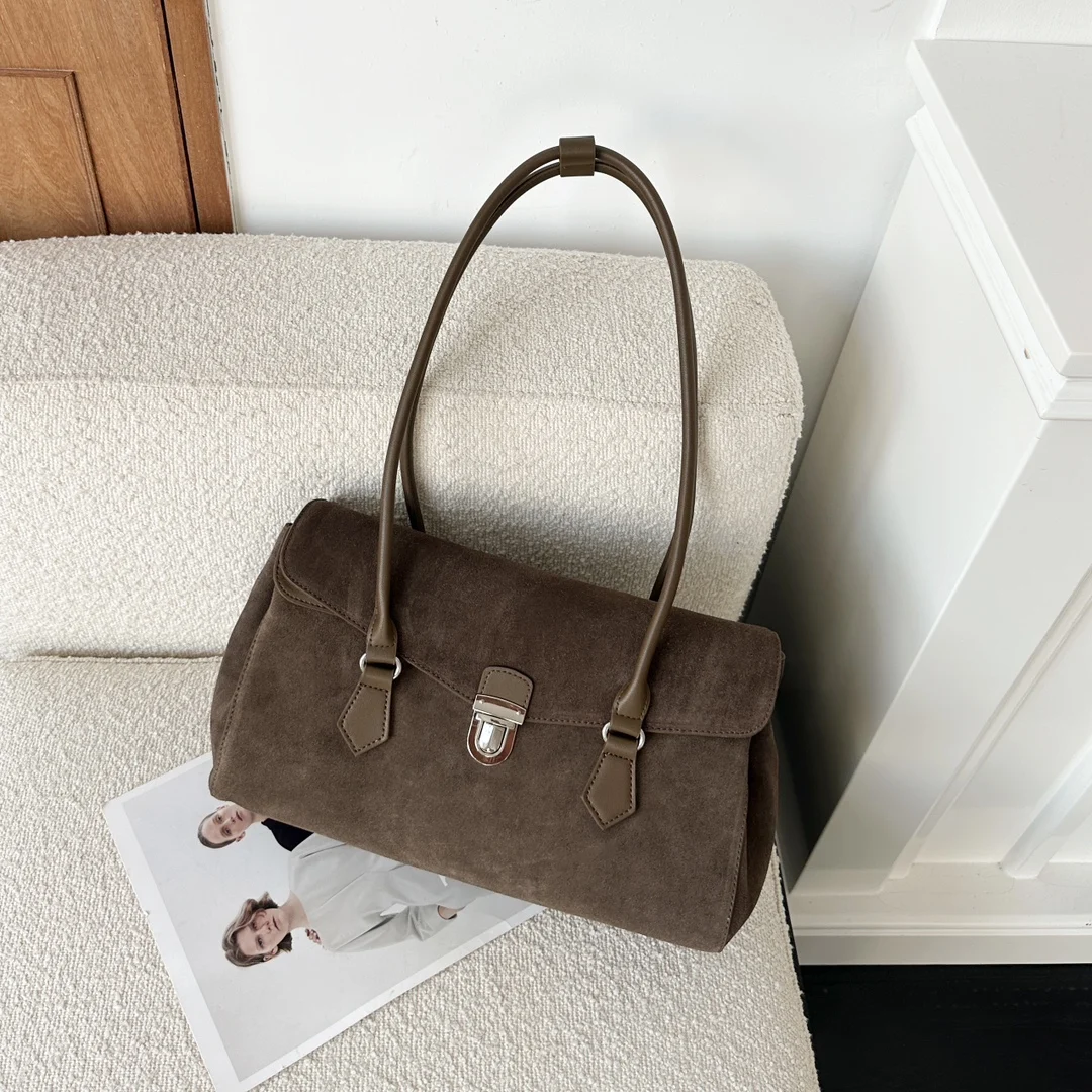 genuine leather large women shoudler bags luxury designer brand ladies coffe bag for woman handbag brown black gray