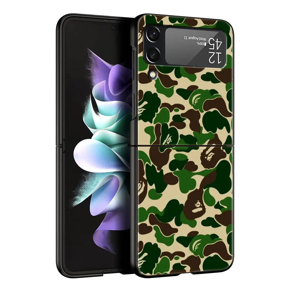 Камуфляжный армейский чехол в стиле милитари для Samsung Galaxy Z Flip3 |