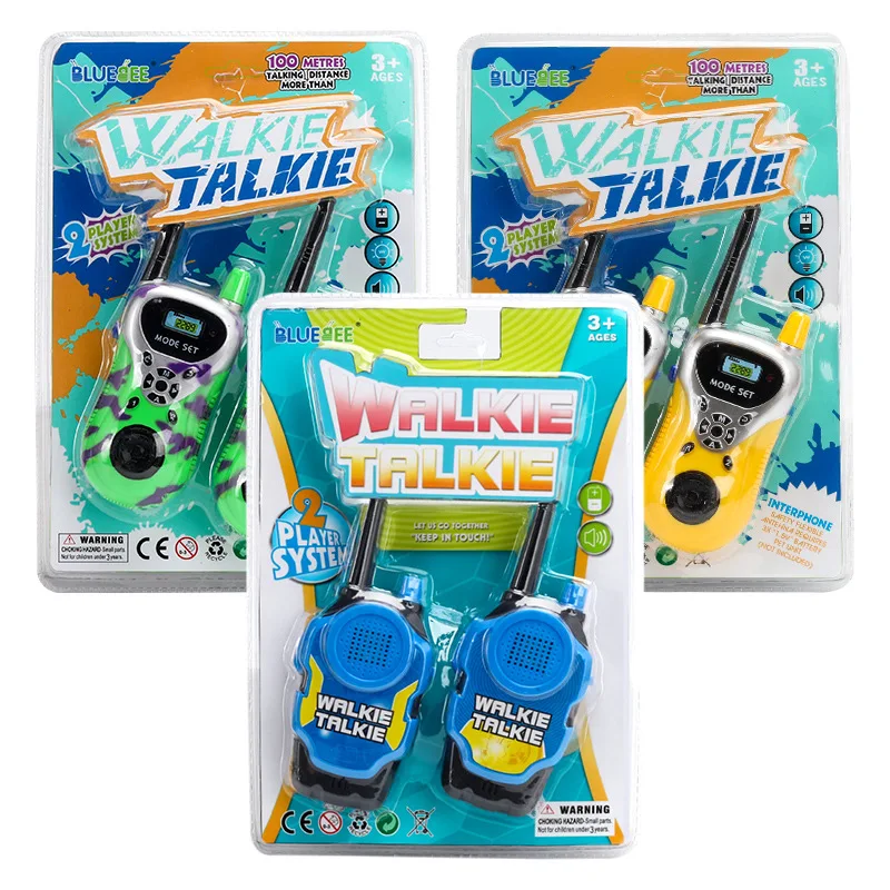 Parent-child Outdoor Toys Boy and Girl Holding Radio Mobile Phone Christmas Birthday Gift a Pair Of Children's Walkie-talkies