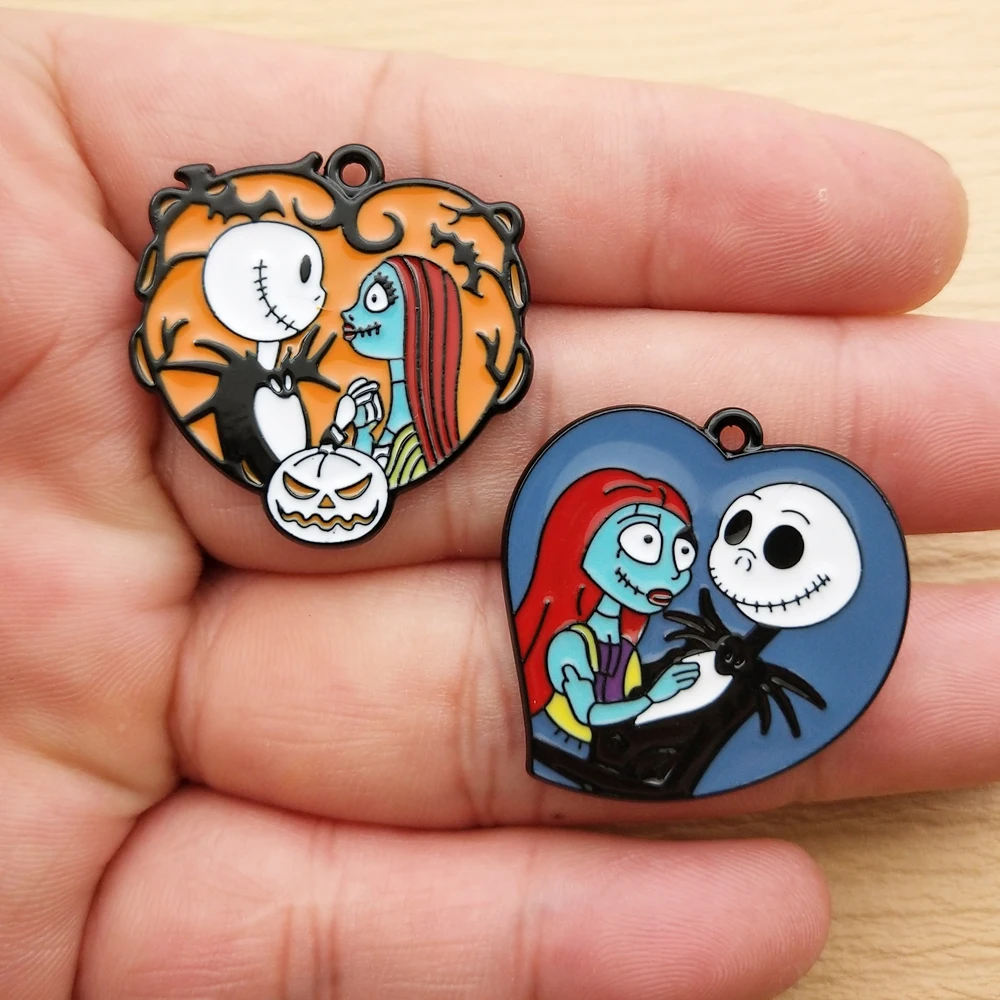 10 шт. эмалевые Подвески Кошмар перед Рождеством