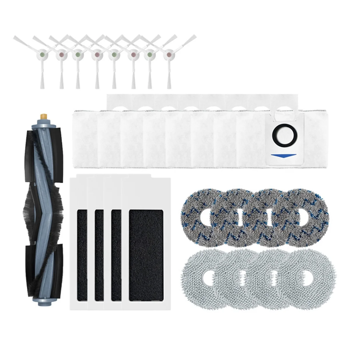 

Аксессуары Для Ecovacs Deebot T20 / T20 Max / T20 Pro, основная боковая щетка, Швабра, ткань, HEPA фильтр, запчасти для мешка от пыли