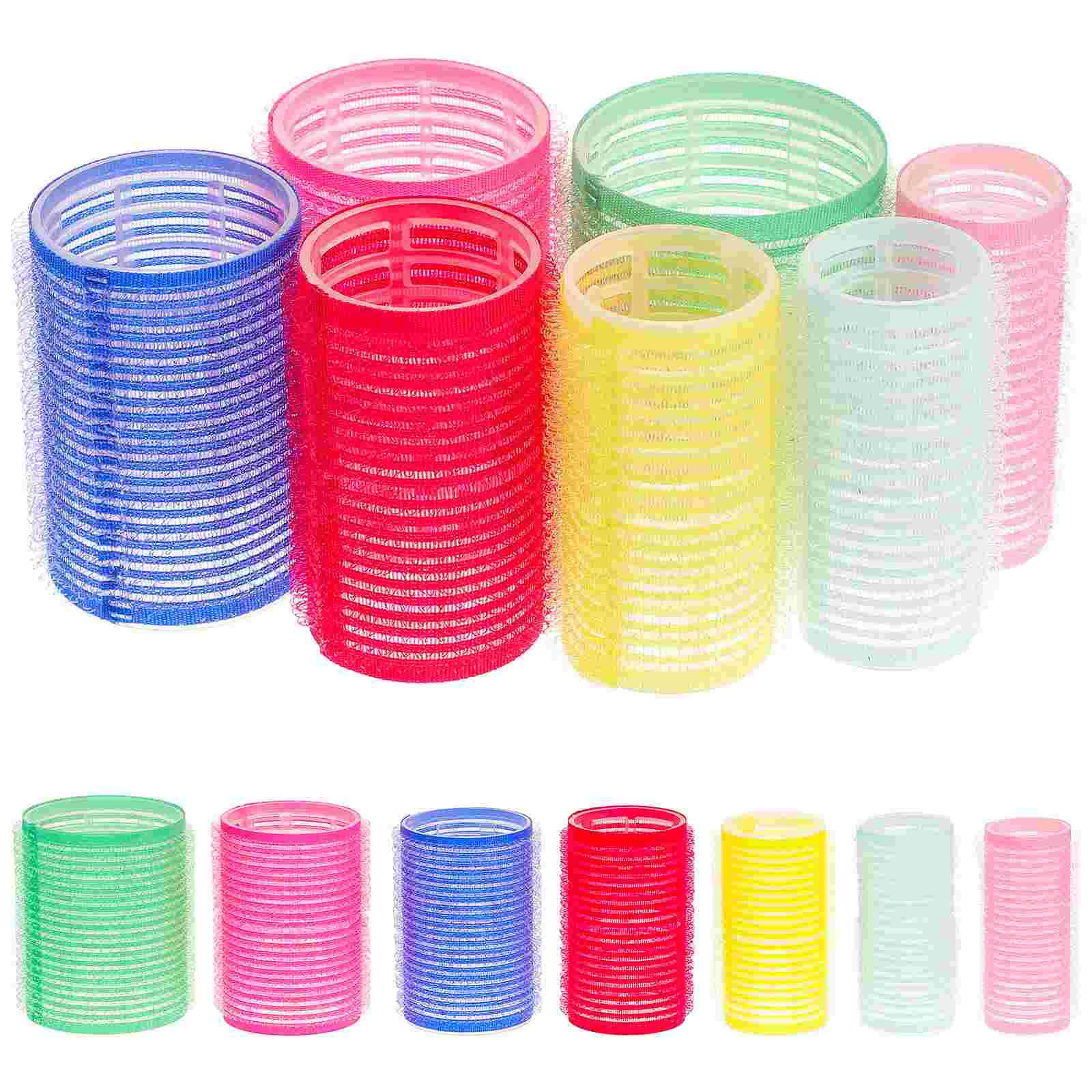 

Hair Rollers Self Curlers Grip Roller Curler Bangs Styling Bang Adhesive Curling Holding Hairdressing Tools Volume Set Diy