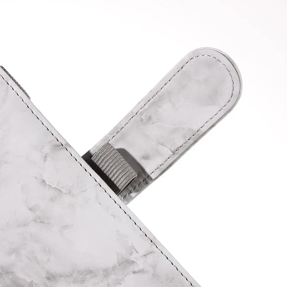 A6 из искусственной кожи Marbling блокнот с объемными листьями Бюджетный