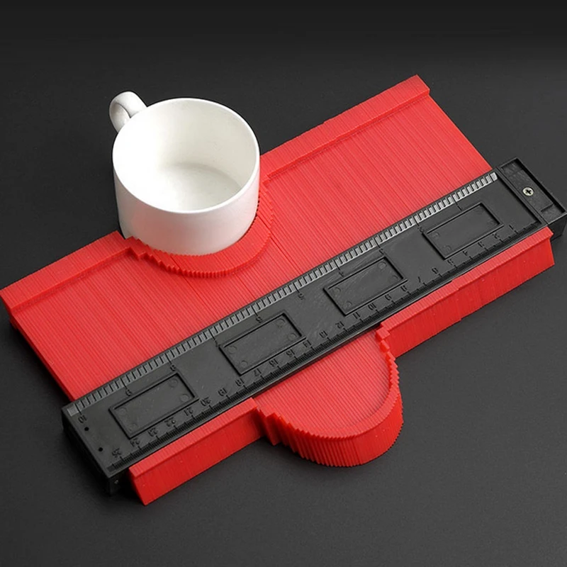 

Profile Contour Gauge Line Copier Ruler Cutting Template Construction Woodworking Measuring Instrument Ceramic Tiling Tiles Tool