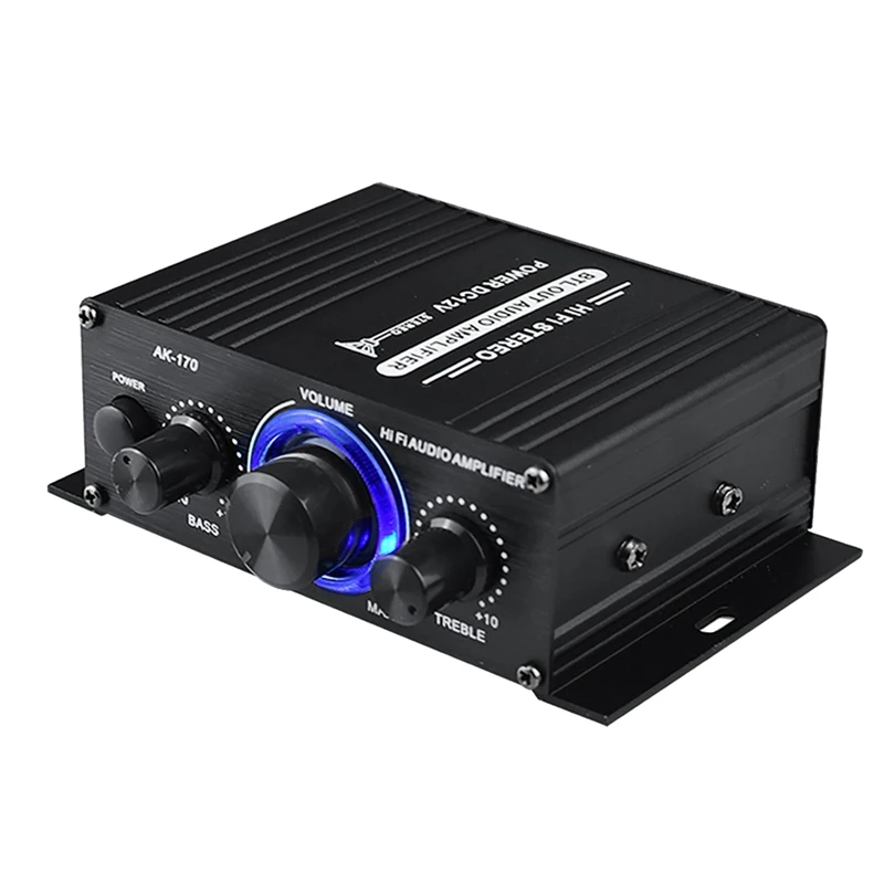 

Wireless Hifi Stereo Audio Power Amplifier 200W+200W Audio Power Amplifier Home Car Amplifier With RCA Input