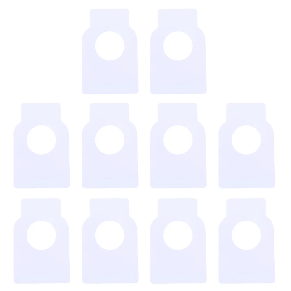 

100 Pcs Labels Bottle Tag Creative Hanging Tags Waterproof Cellar Information White Blank PVC Reusable