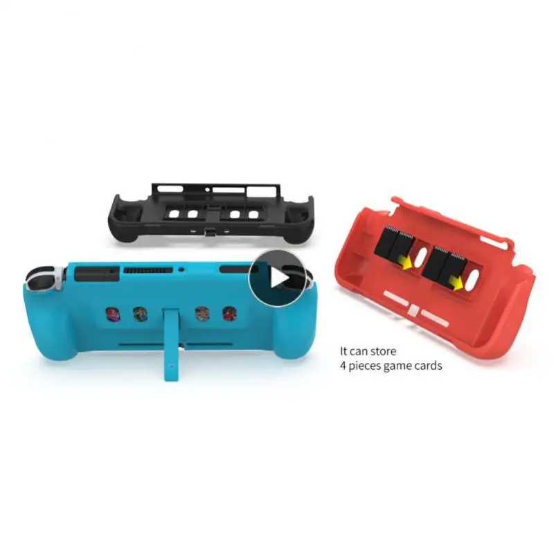 

With Stand Case Game Console All-in-one Tpu Case Anti-sweat Anti-skid Replacement Protective Skin Tpu Case Anti-scratch Silicone